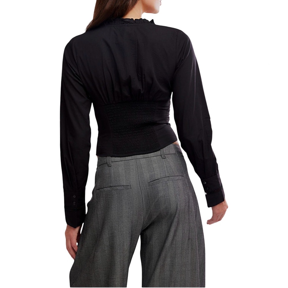 Free People
Frankie Long Sleeve Ladder
Stitch Corset Top-NWT-Size small - Picture 5 of 11